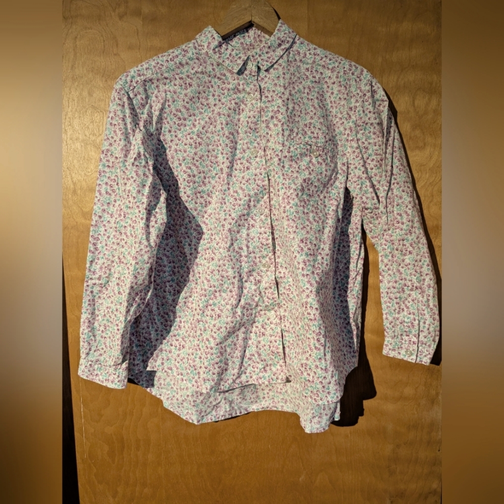 Floral buttonup